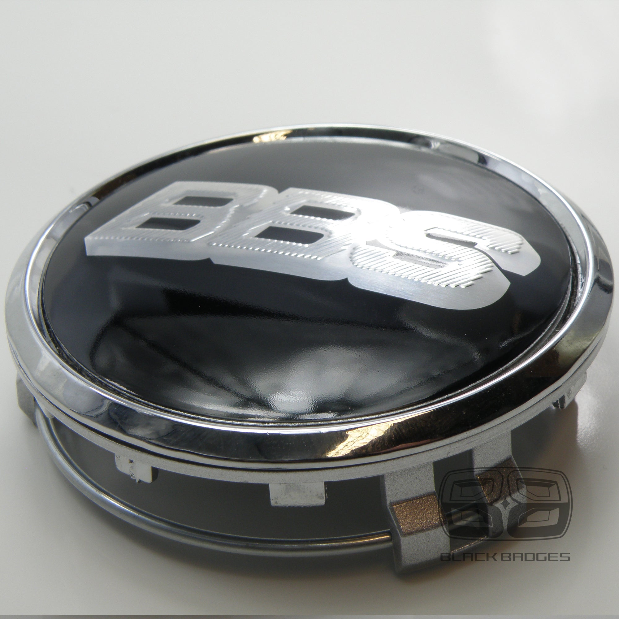 BLACK BBS CENTRE CAPS to fit ALL MERCEDES ALLOY WHEELS 75mm