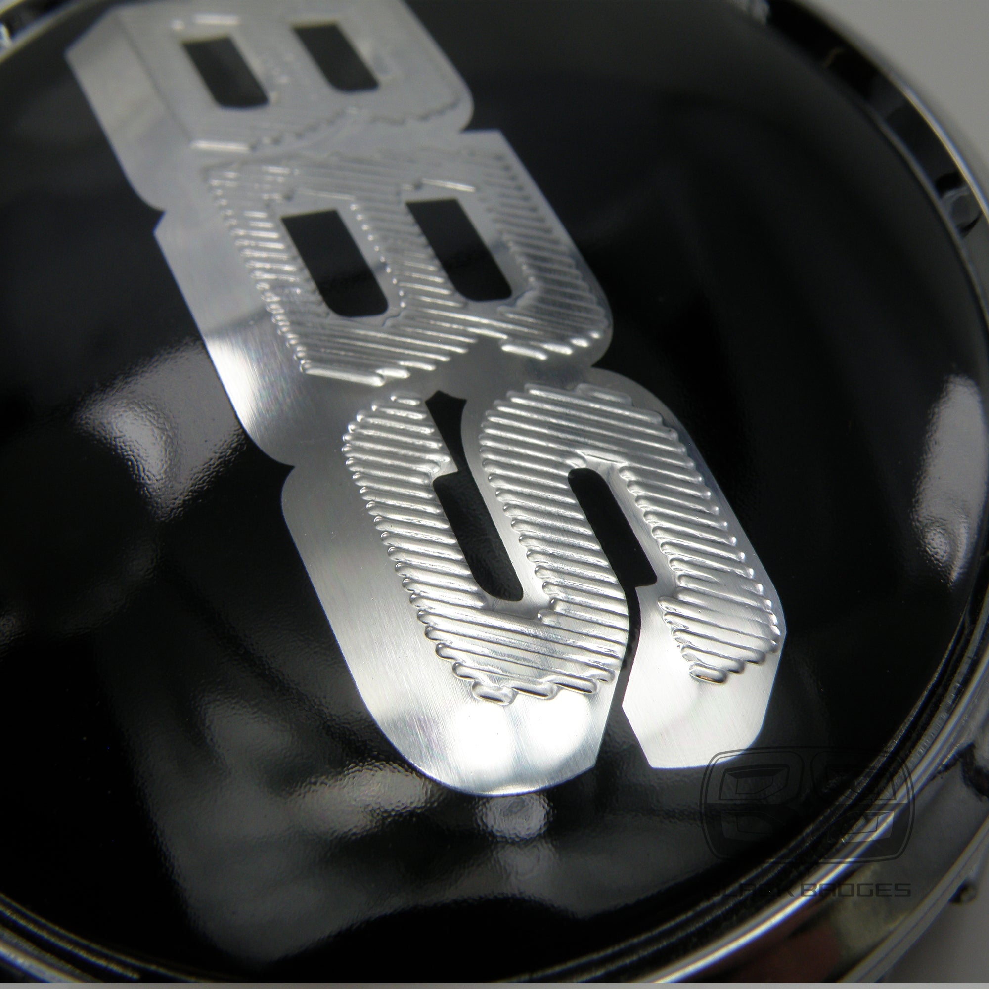 BLACK BBS CENTRE CAPS to fit ALL MERCEDES ALLOY WHEELS 75mm