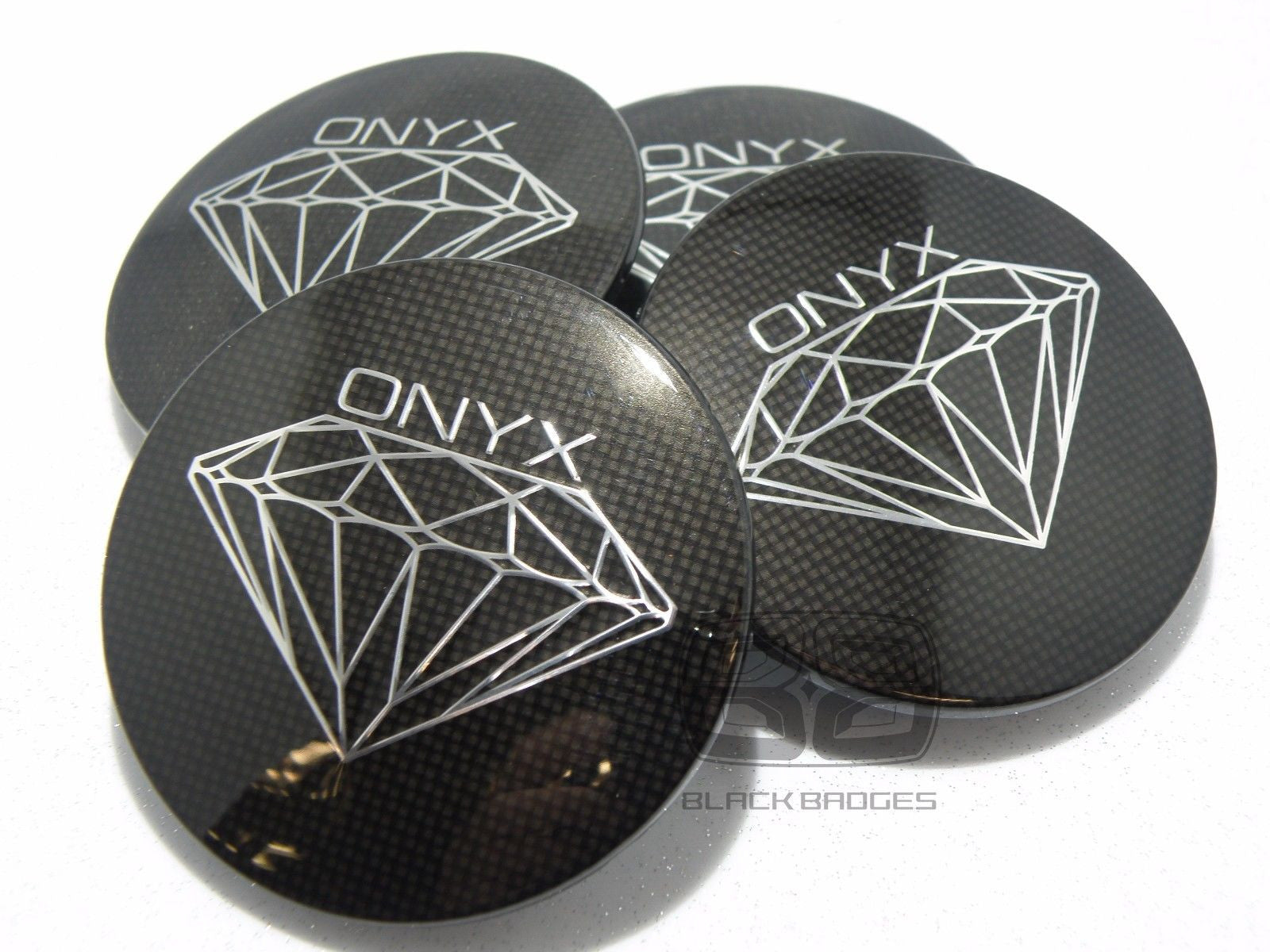 GENUINE ONYX ALLOY WHEEL CENTRE CAPS TO FIT RANGE ROVER SPORT VOGUE DISCOVERY