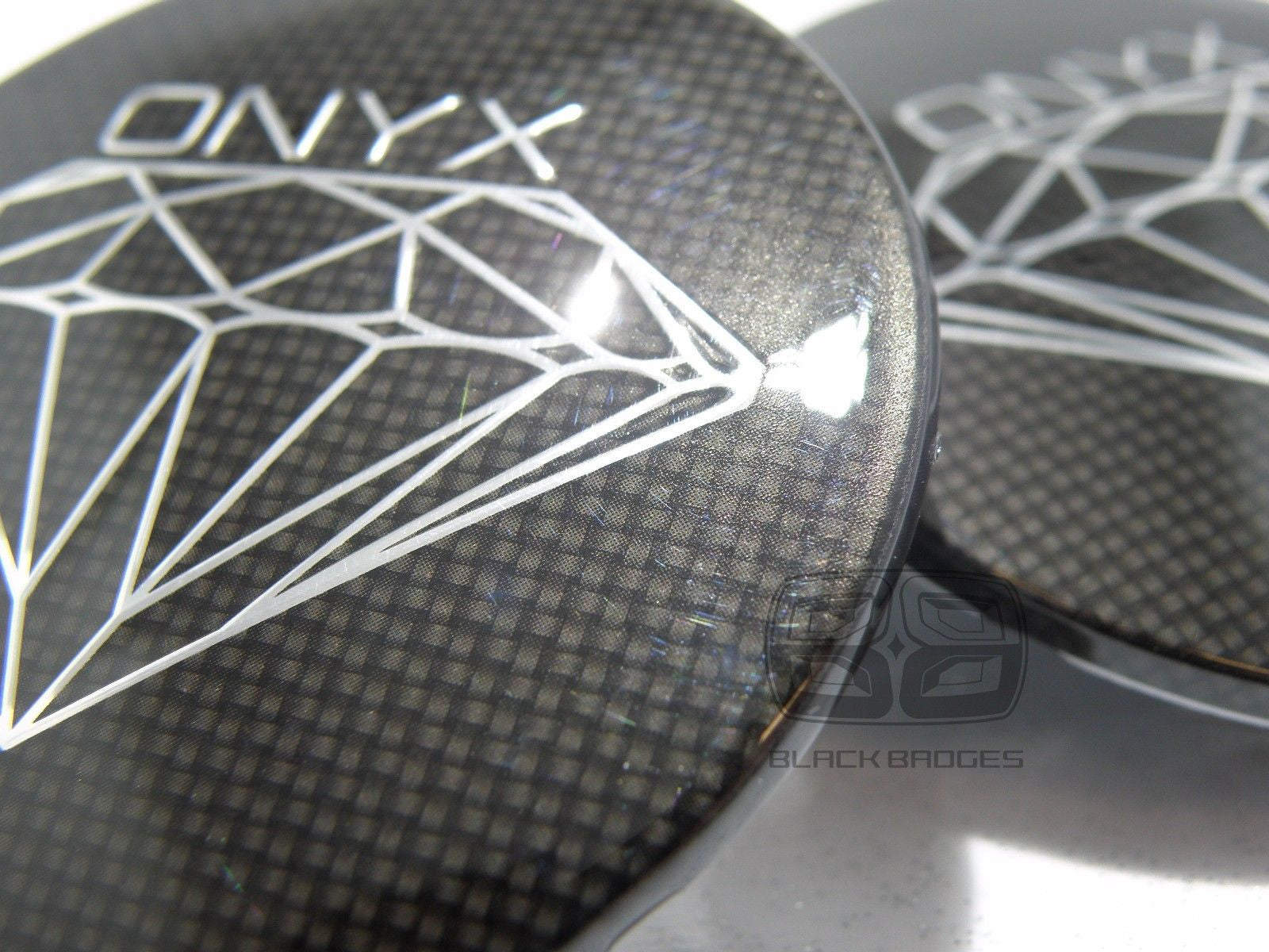 GENUINE ONYX ALLOY WHEEL CENTRE CAPS TO FIT RANGE ROVER SPORT VOGUE DISCOVERY