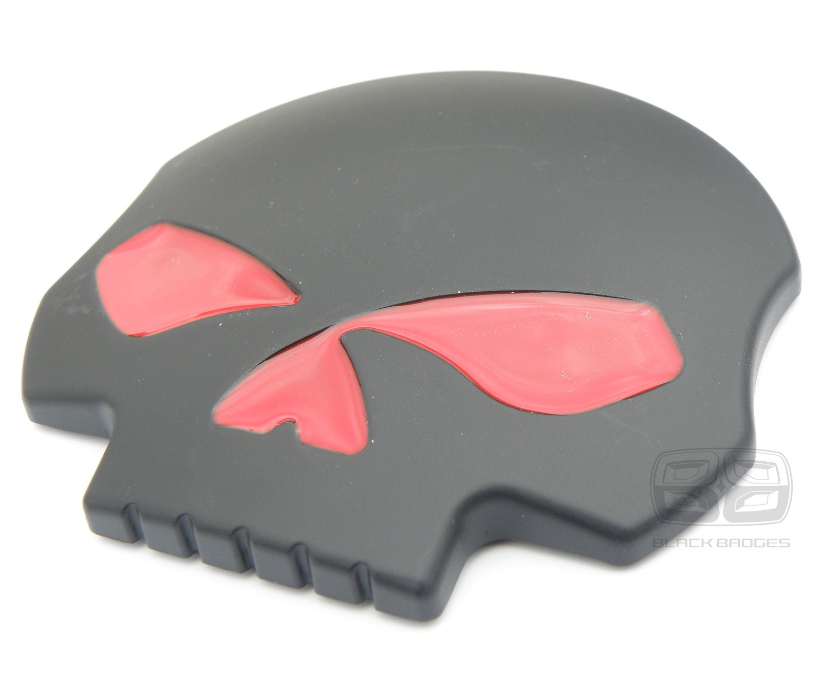 BLACK RED 3D SKULL CAR VAN BIKE QUAD BADGE MOTORBIKE MX BMW VW AUDI BMW FORD