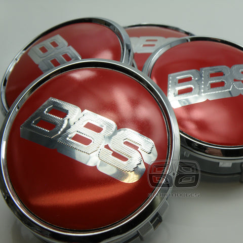 RED BBS CENTRE CAPS to fit ALL MERCEDES ALLOY WHEELS 75mm