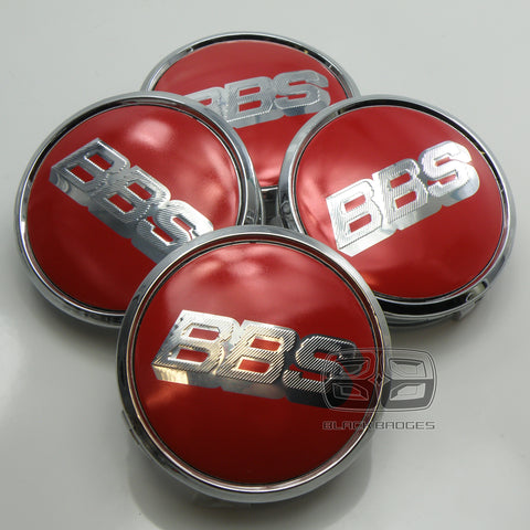 RED BBS CENTRE CAPS to fit ALL MERCEDES ALLOY WHEELS 75mm