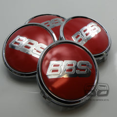 RED BBS CENTRE CAPS to fit ALL MERCEDES ALLOY WHEELS 75mm