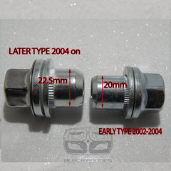 A SET OF 20 23mm RANGE ROVER DISCOVERY SPORT VOGUE ALLOY WHEEL BOLTS NUTS