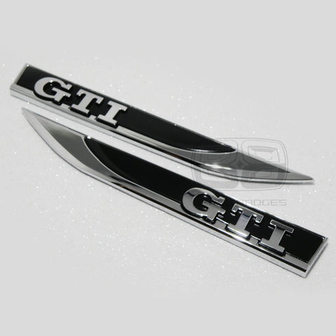 vw golf gti badge