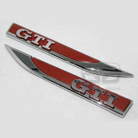 vw golf gti badge