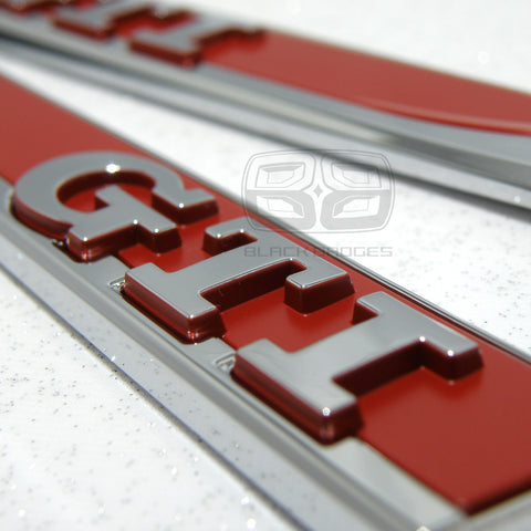vw golf gti badge