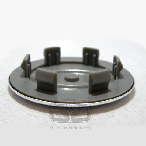GENUINE 62mm LAND ROVER SPORT VOGUE BLACK ALLOY WHEEL CENTRE CAPS