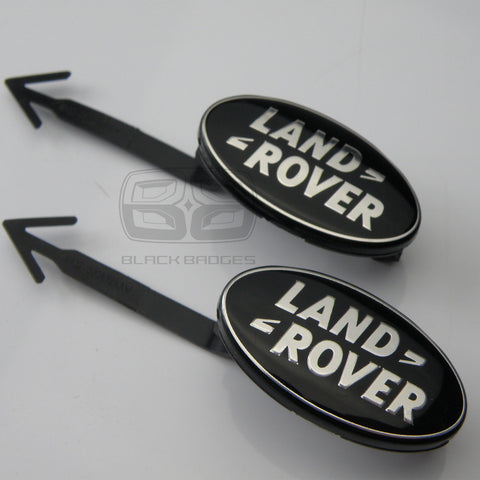 RANGE ROVER SPORT BLACK SUPERCHARGED INTERIOR ARROW DOOR BADGE BADGES PAIR SET
