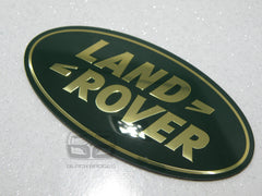 LAND ROVER DISCOVERY 4 BIGGER LARGE FRONT OVAL GRILL BADGE GREEN GOLD 09-14