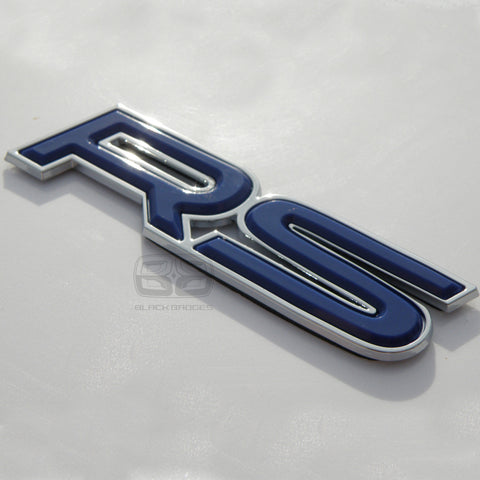 RS BLUE CHROME LIP EDGE BADGE