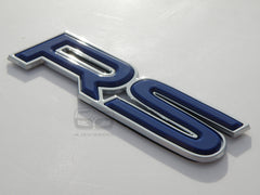 RS BLUE CHROME LIP EDGE BADGE