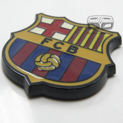 FCB F C BARCELONA FOOTBALL FLAG RACING CAR BADGE VW GOLF GTI RS4 BMW 3 5 SERIES CLASSIC CHEQUERED