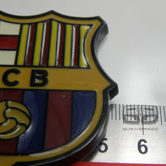FCB F C BARCELONA FOOTBALL FLAG RACING CAR BADGE VW GOLF GTI RS4 BMW 3 5 SERIES CLASSIC CHEQUERED