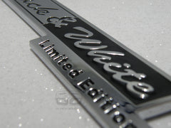 CHROME BLACK AND WHITE LIMITED EDITION CAR VAN BIKE RANGE ROVER VW LTD SPECIAL