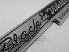 CHROME BLACK AND WHITE LIMITED EDITION CAR VAN BIKE RANGE ROVER VW LTD SPECIAL