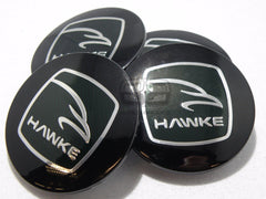 GENUINE HAWKE ALLOY WHEEL CENTRE CAPS RANGE ROVER EVOQUE FREELANDER 2 HAWK