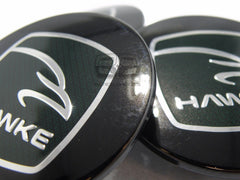 GENUINE HAWKE ALLOY WHEEL CENTRE CAPS RANGE ROVER EVOQUE FREELANDER 2 HAWK