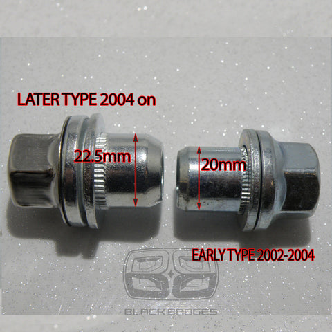 A SET OF 16 23mm RANGE ROVER DISCOVERY SPORT VOGUE ALLOY LOCKING WHEEL BOLTS NUTS