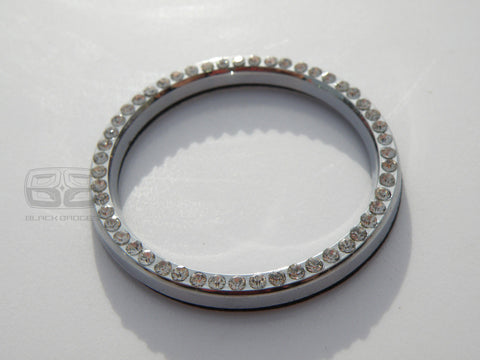 CHROME DIAMANTE DIAMOND START STOP STARTER BUTTON SURROUND RING