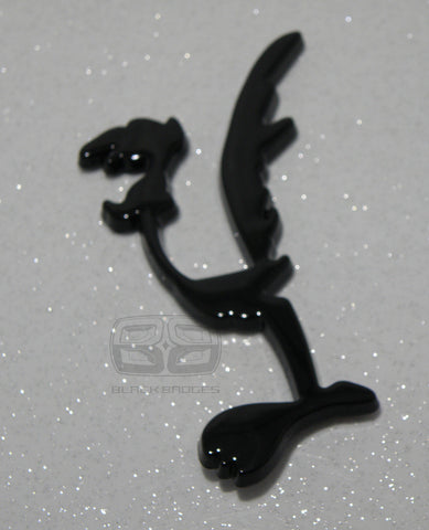 ROAD RUNNER BLACK 3D JOGGING JOG FITNESS CLUB CAR BIKE FUN FUNNY STICK ON BADGE