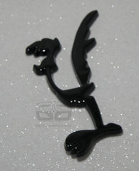 ROAD RUNNER BLACK 3D JOGGING JOG FITNESS CLUB CAR BIKE FUN FUNNY STICK ON BADGE