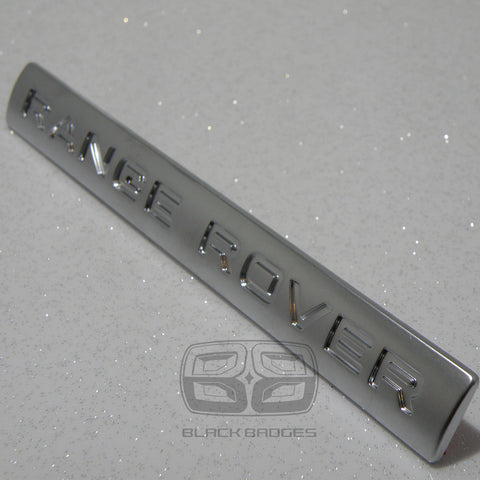 RANGE ROVER VOGUE SILVER DASH DASHBOARD INTERIOR TRIM BADGE REAR BACK TAILGATE