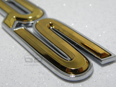 RS GOLD CHROME LIP EDGE BADGE