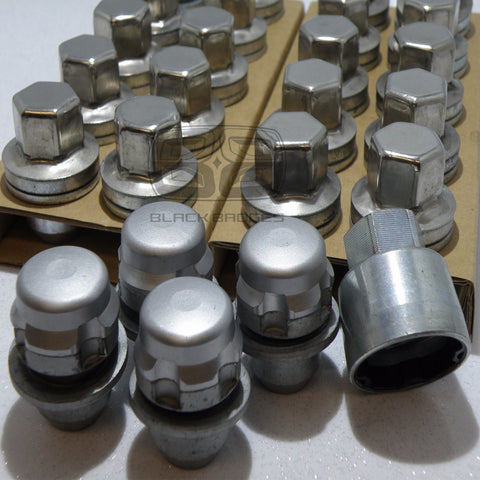 GENUINE LAND RANGE ROVER VOGUE L322 L405 ALLOY WHEEL NUTS LOCK BOLTS LOCKERS SET