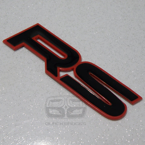 RS BLACK RED LIP EDGE BADGE