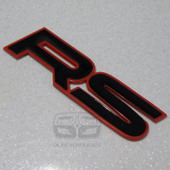 RS BLACK RED LIP EDGE BADGE