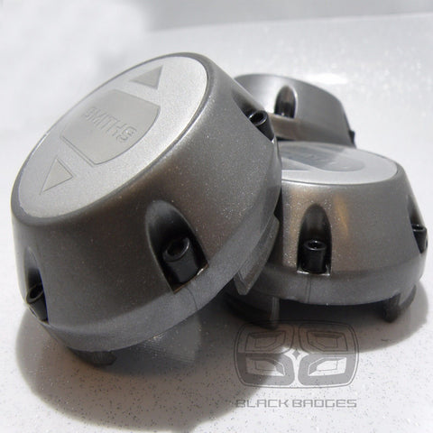 SET OF 4 SMITHS NEMESIS ALLOY WHEEL CENTRE CAPS RELIEF UNIVERSAL 60MM ALLOYS