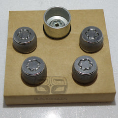GENUINE LAND RANGE ROVER EVOQUE ALLOY WHEEL NUTS LOCK BOLTS LOCKERS SET & KEY