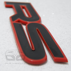 RS BLACK RED LIP EDGE BADGE
