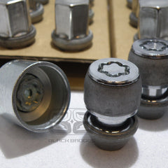 GENUINE LAND RANGE ROVER EVOQUE ALLOY WHEEL NUTS SECURITY LOCK BOLTS LOCKERS SET