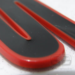 RS BLACK RED LIP EDGE BADGE