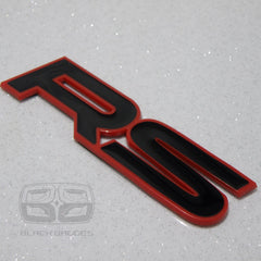 RS BLACK RED LIP EDGE BADGE