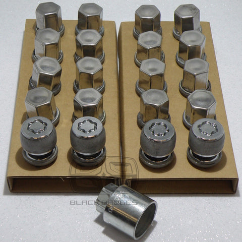 GENUINE LAND RANGE ROVER EVOQUE ALLOY WHEEL NUTS SECURITY LOCK BOLTS LOCKERS SET