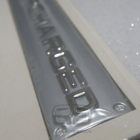 RANGE ROVER SPORT VOGUE EVOQUE BLACK SUPERCHARGED SC REAR BACK TAILGATE BADGE
